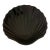 Black Ceramic Clam Shell Dish by Studio Nova For Sale
