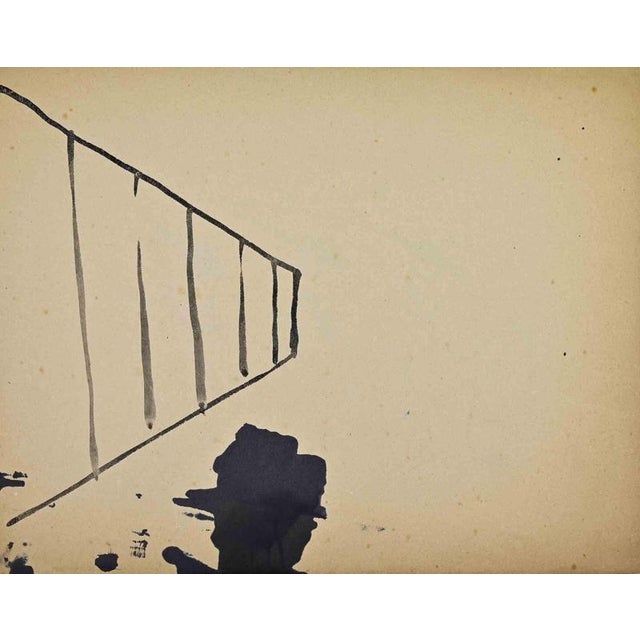 Watercolor on paper realized by Mino Maccari in the mid-20th Century. Hand signed lower right. Very good condition. This...