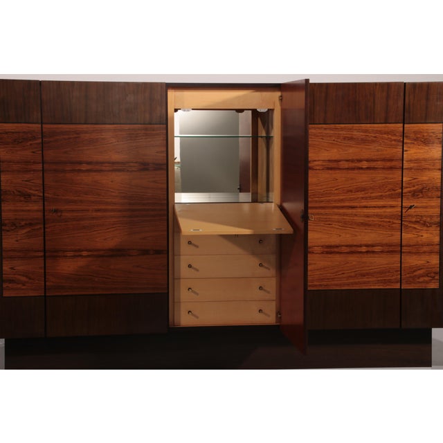 Large Wall Unit with Storage Space and Bar Cabinet, 1970 For Sale - Image 12 of 13