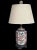 Vintage Imari Porcelain Table Lamp With Lampshade For Sale - Image 12 of 17