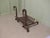 Inglenook Fireplace Grate on Andirons This attractive Iron Log Grate is supported on a Pair of Iron Andirons The Grate is...