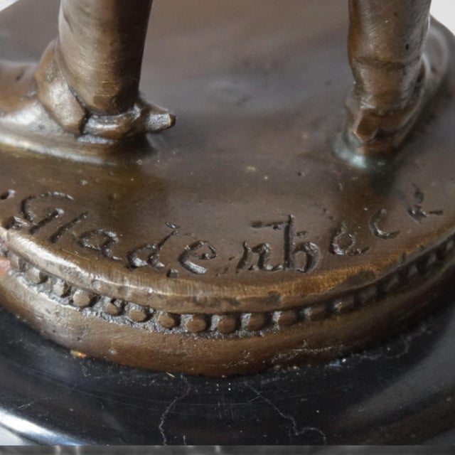 Gladenbeck, Napoleon Bonaparte Sculpture, 1920s, Bronze For Sale - Image 9 of 16