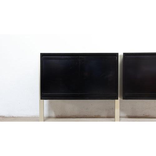 Black Vintage Sideboard by Michel Ducaroy for Ligne Roset, 1970s For Sale - Image 8 of 10