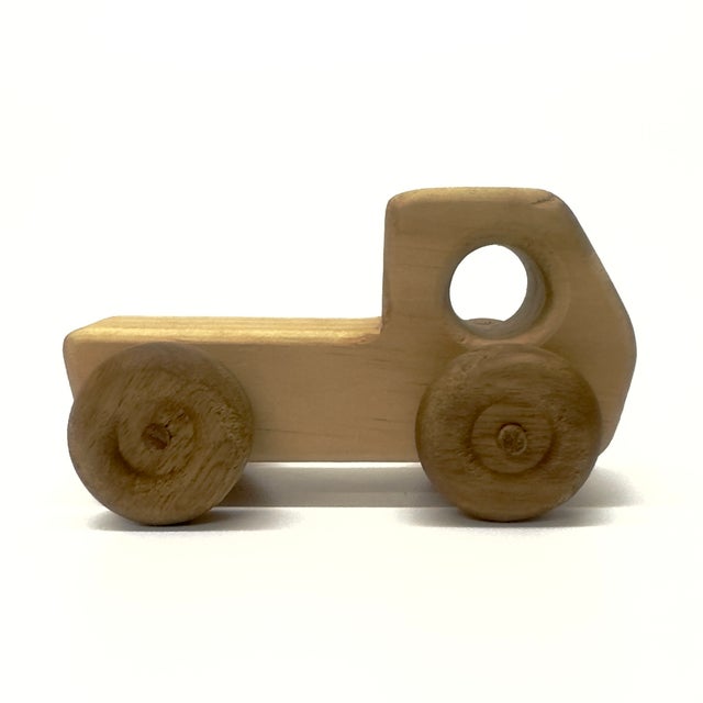 Mid 20th Century Old School Wooden Toy Vehicle Curation - Group of 5 For Sale - Image 5 of 12