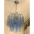 Blue Sky-Blue Trunci Murano Glass Chandelier in Venini Style by Simoeng For Sale - Image 8 of 10