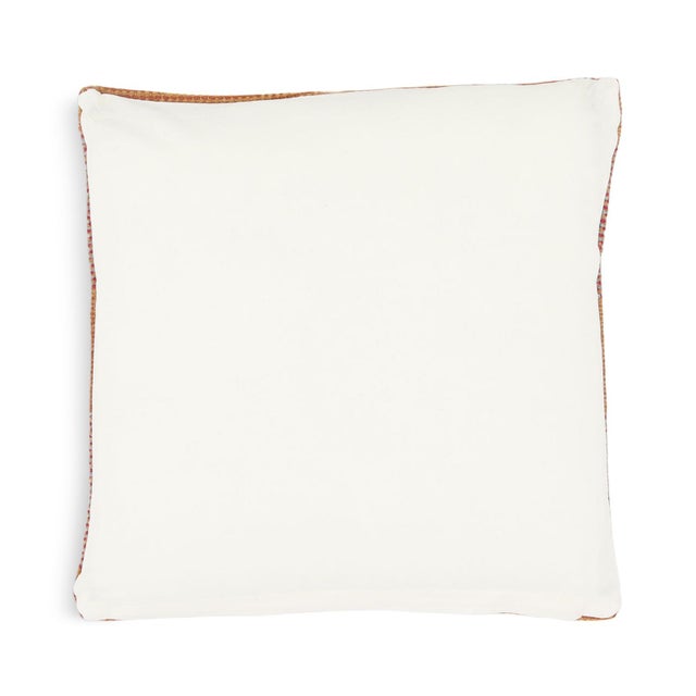 Bring warmth, texture, and artful character to your space with this pillow. Featuring a handwoven wool cover in a vibrant...