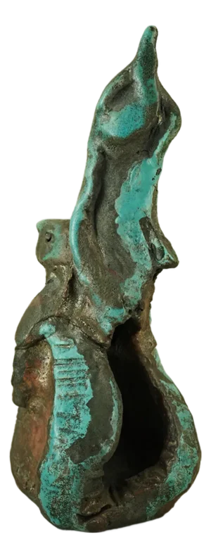 Antonia Campi, Surrealist Sculpture with Metallic Luster, 1960s, Ceramic