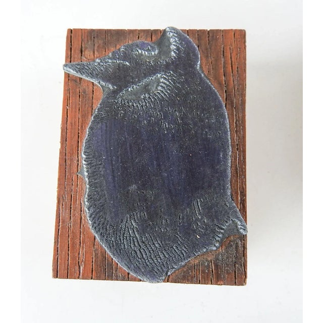 Etched Metal & Wood Print Blocks in the Manner of Leonard Baskin Birds For Sale In Seattle - Image 6 of 7