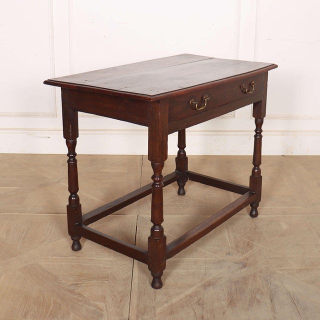 English Side Table in Oak For Sale - Image 6 of 9