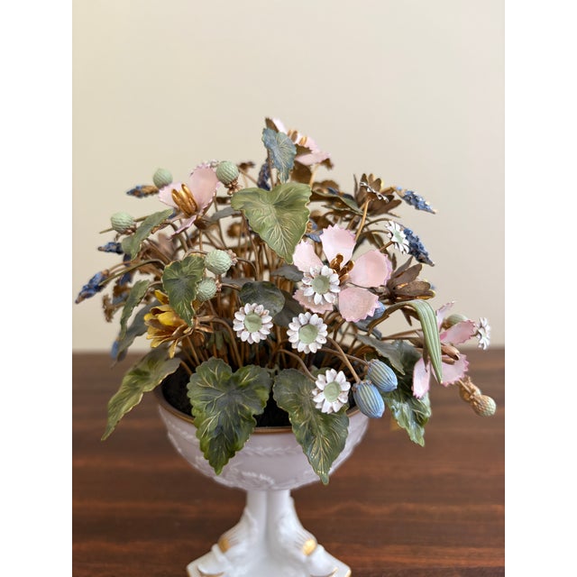 Gorham Jane Hutcheson for Gorham Enamel Flowers Fleurs Des Siècles, Circa 1970s For Sale - Image 4 of 11