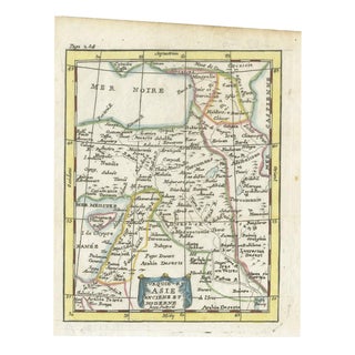 Antique Map of Turkey in Asia, Armenia and Mesopotamia, 1760 For Sale