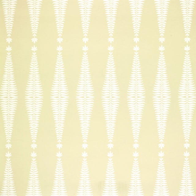 Contemporary Schumacher Fern Tree Wallpaper in Bone For Sale - Image 3 of 3