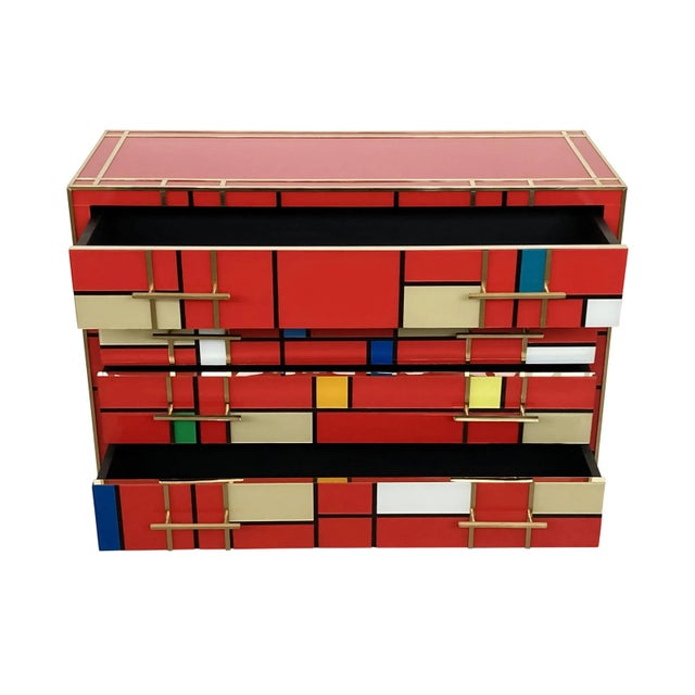 Sideboard in Murano Glass, 1980s For Sale - Image 4 of 6