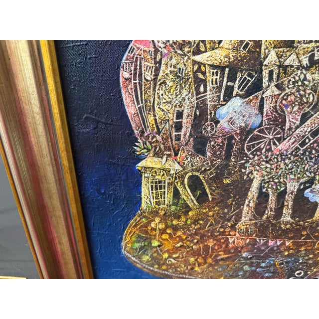 Surrealism Eduardo Miguel Abela Torras Oil on Canvas Va Llena, 1997 For Sale - Image 3 of 12