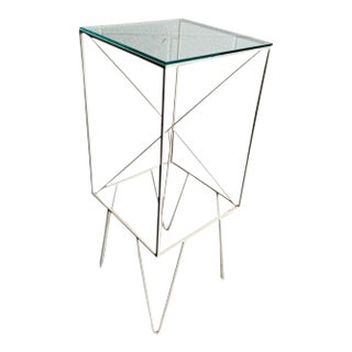 Vintage Minimalist Sculptural Plant Stand For Sale