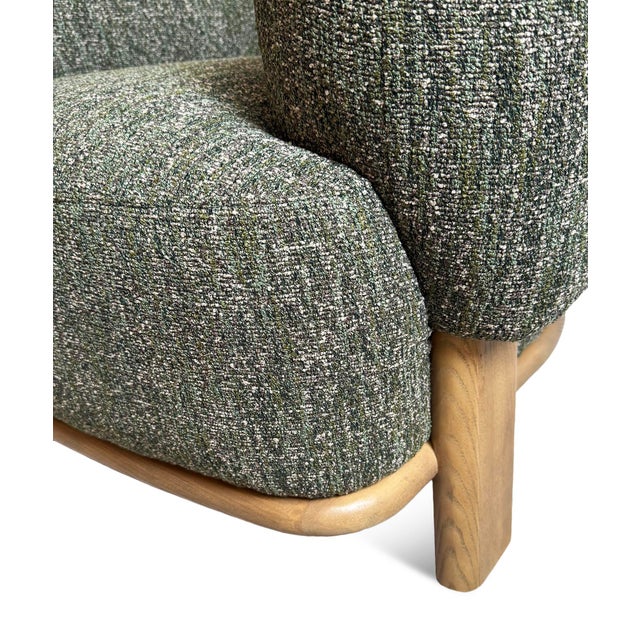 Mona Moss U-Back Easy Chair For Sale - Image 12 of 13