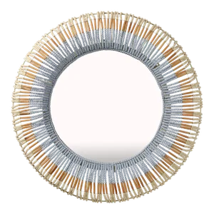 Jamie Young Native Wood Beaded Mirror