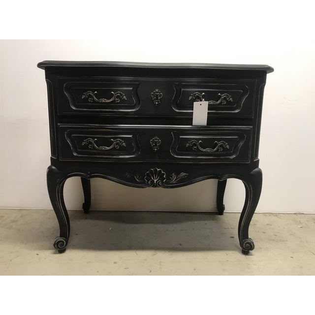 Baroque Chest of Drawer in Black For Sale - Image 6 of 6