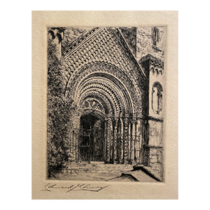 1920s Edward Cherry University of Toronto Architectural Etching