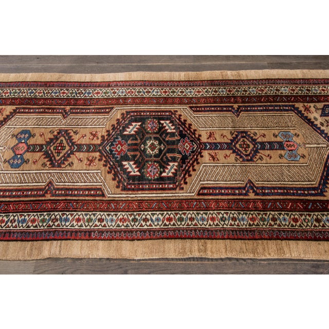 Traditional 1950s Apadana Persian Serab Rug, 3'3" X 7'5" For Sale - Image 3 of 7