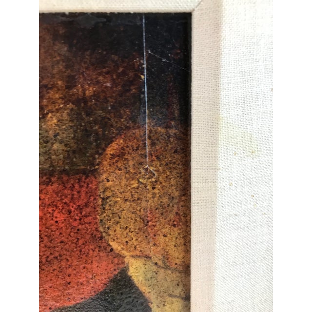 1970s Framed “Escartus” Oil on Canvas Painting For Sale - Image 10 of 13