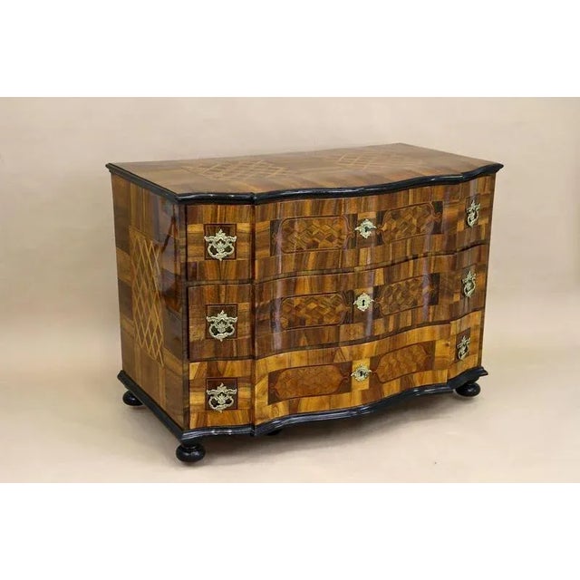 18th Century Baroque Chest of Drawers in Inlay Works, Austria, 1760 For Sale - Image 14 of 18