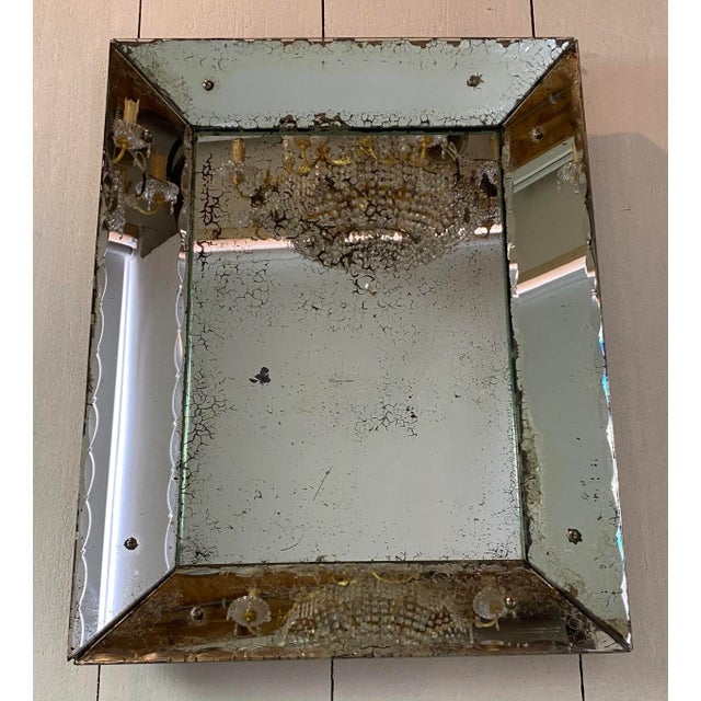 Antique Mercury Glass Mirror, 19th Century For Sale - Image 4 of 13