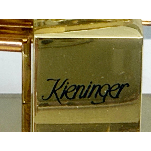 Kieninger Table Clock from St. Michael and Whittington, 1990s For Sale - Image 11 of 13