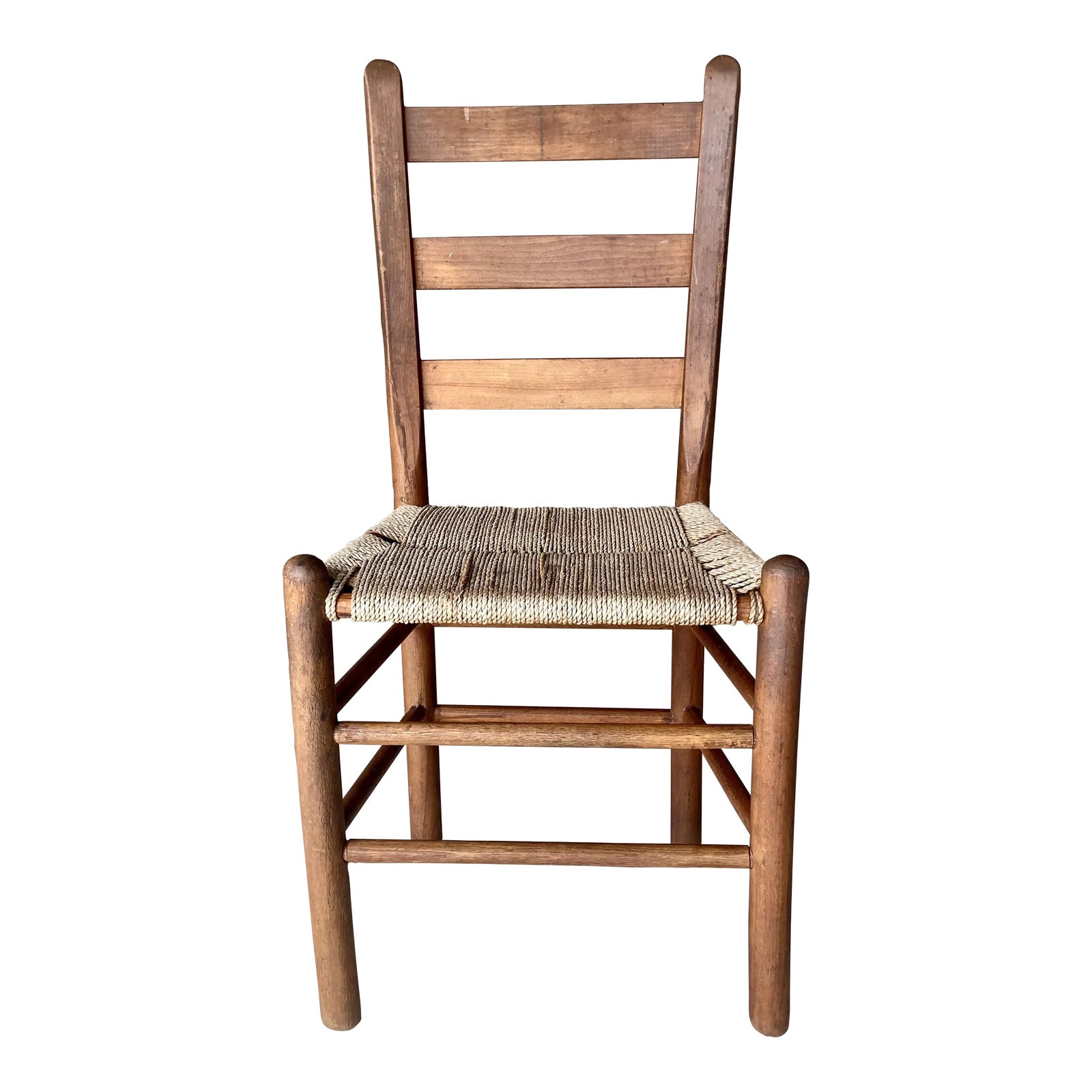 Early 20thCentury Beautifully Unpretentious Hardwood Mortise & Tenon