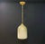 Vintage Italian pendant with bell shaped Murano glass shade, mounted on gold hardware / Made in Italy by La Murrina, circa...
