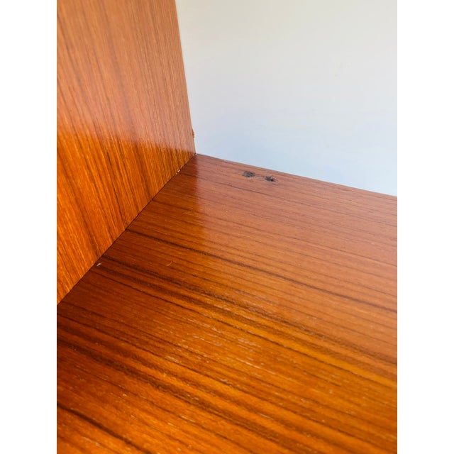 Vintage Teak Shelving Unit with Drawer, 1970s For Sale - Image 9 of 18