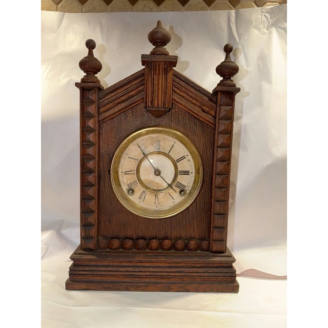 Late 19th Century Antique Ansonia Mantel Clock -“Turkey” Model For Sale - Image 5 of 9