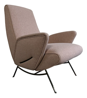 Vintage Chair in Brass by Nino Zoncada, 1950s