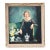 Vintage Portrait Painting on Canvas For Sale