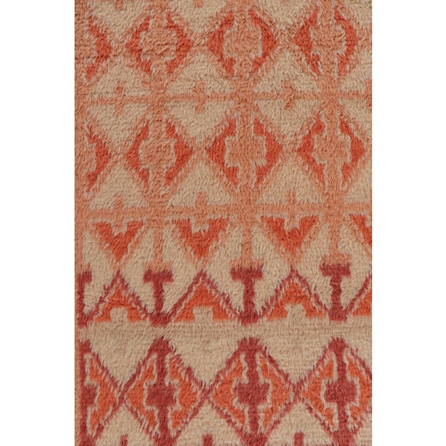 Modern Rug & Kilim’s Moroccan Style Rug in Beige With Geometric Patterns For Sale - Image 3 of 8