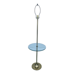 1960s Brass Table Tulip Floor Lamp by Bill Curry for Laurel