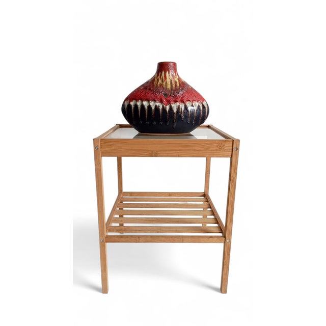 Sculptural West German Art Pottery Vase by Carstens Tönnieshof, 1950s For Sale - Image 17 of 18