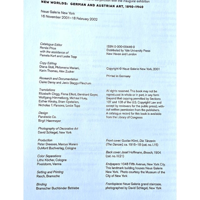 1st Edition Neue Museum Art Book, "New Worlds: German and Austrian Art 1890-1940", Renee Price, Pamela Kort, Leslie Top, Vivian Endicott Barnett For Sale - Image 18 of 18