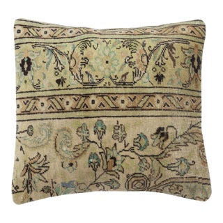 19"x19" Handmade Wool Cushion Cover. Handmade Rug Pillow. Rustic Throw Pillow For Sale