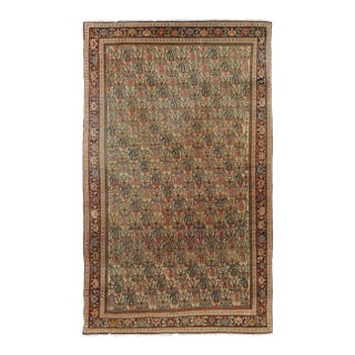 Antique Persian Farahan Rug 4'1'' X 6'5'' For Sale