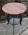 Ethan Allen Ethan Allen Cherry Table Top End Round Black Metal Two Tier Accent Side Vintage For Sale - Image 4 of 11