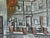 Orange 1974 Modernist 'Facade in Focus' Vintage Swedish Expressive Street Scene Oil Painting, Framed For Sale - Image 8 of 11