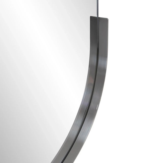 Dante Mirror, Black Steel For Sale In Chicago - Image 6 of 8