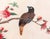 19th or 20th Century Chinese Watercolor Pith Paper Painting of Birds Arguing For Sale - Image 13 of 16
