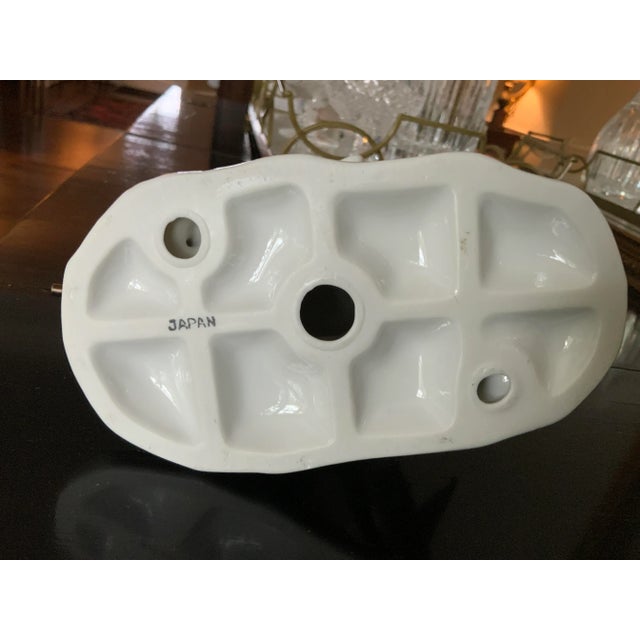 White Porcelain Japanese Man Riding a Donkey Figurine For Sale - Image 11 of 12