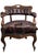 Antique Victorian Brown Leather Chair For Sale - Image 6 of 10