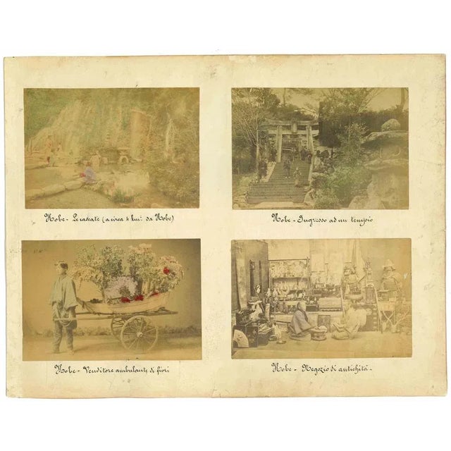Ancient Views of Kobe is a set of 4 original vintage album prints on single cardboard: 26 x 34 cm. They were realized in...