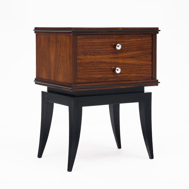 Period Art Deco, French Mahogany Side Tables For Sale - Image 4 of 9