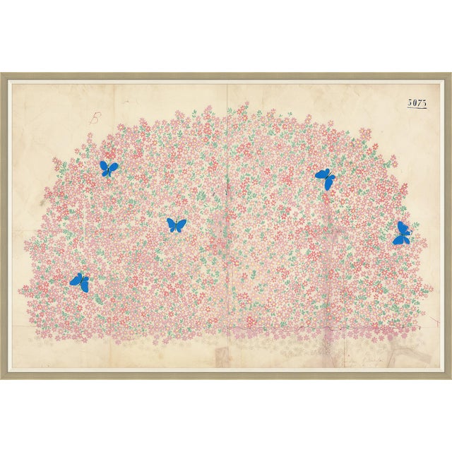 Not Yet Made - Made To Order Myosotis Art Print in Silver Frame by Paule Marrot For Sale - Image 5 of 5
