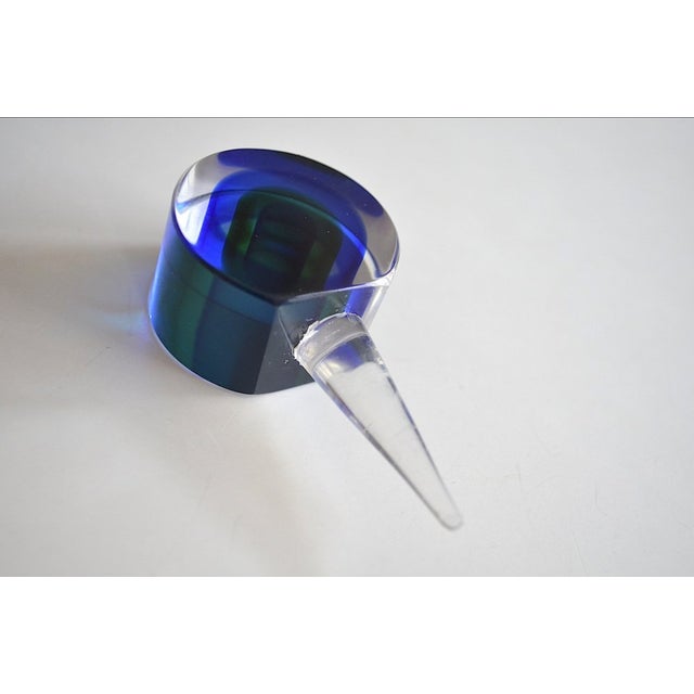 Blue Perfume Flacon in Murano Glass from Michele Onesto, 1980s For Sale - Image 8 of 14